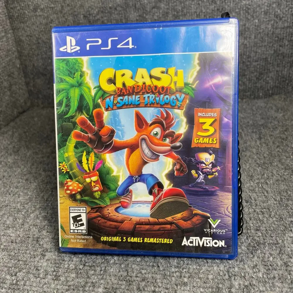 Sony Playstation 4 PS4 Crash Bandicoot N Sane Trilogy 2017